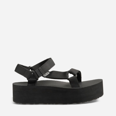 Dámské Sandály Teva Flatform Universal Černé - CZ670968